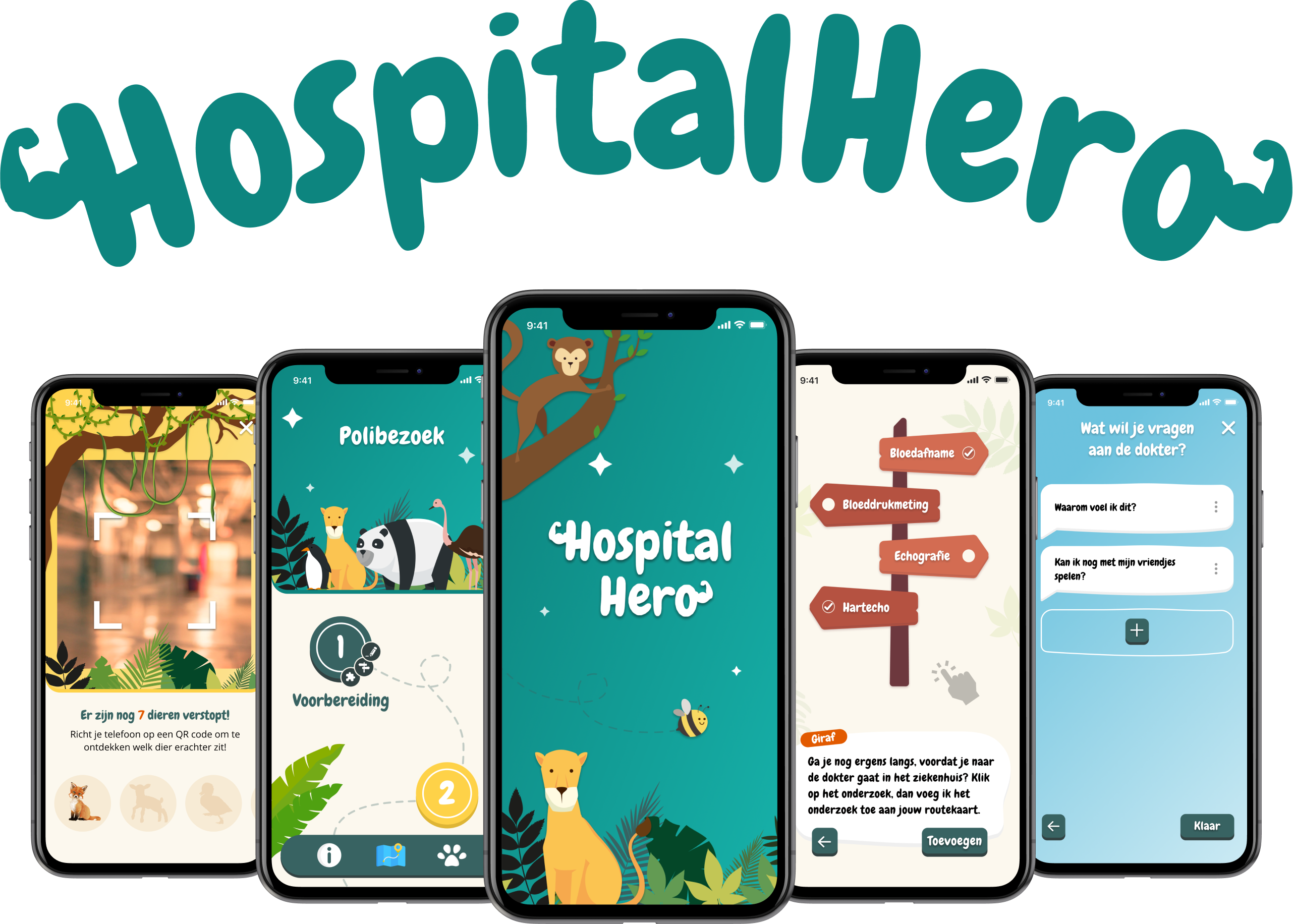 5 schermen Hospital Hero app.png