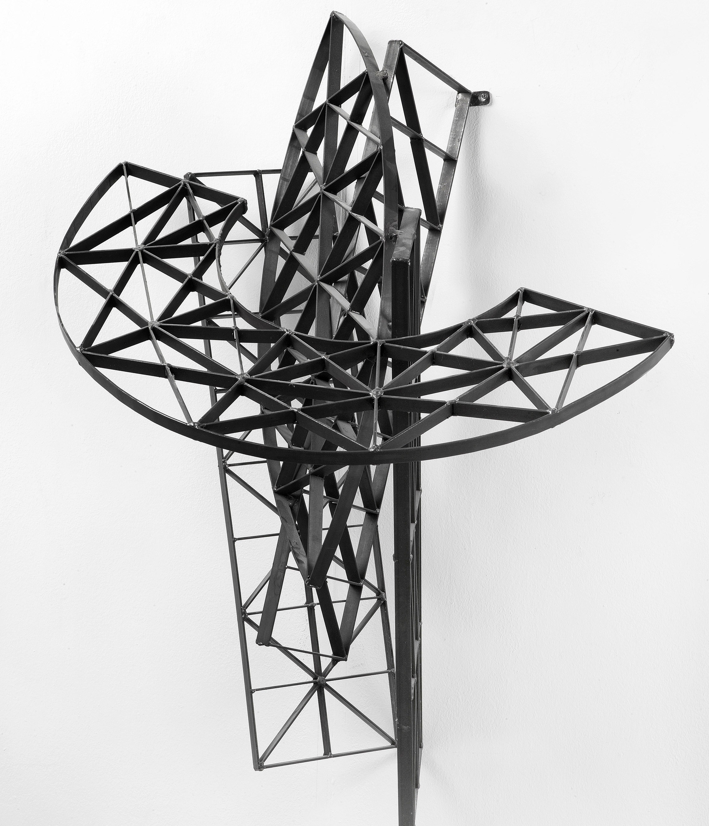 Michael Jacklin, For L.M, stripijzer, 107 x 64 x 61 cm. (1992)