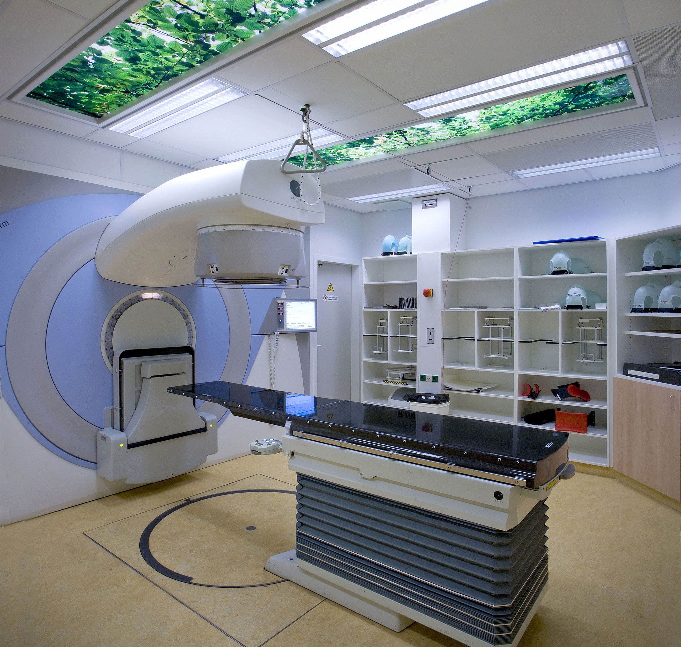 Harold Strak, foto installatie, Indian Summer, Kunstopdracht Afdeling Radiotherapie