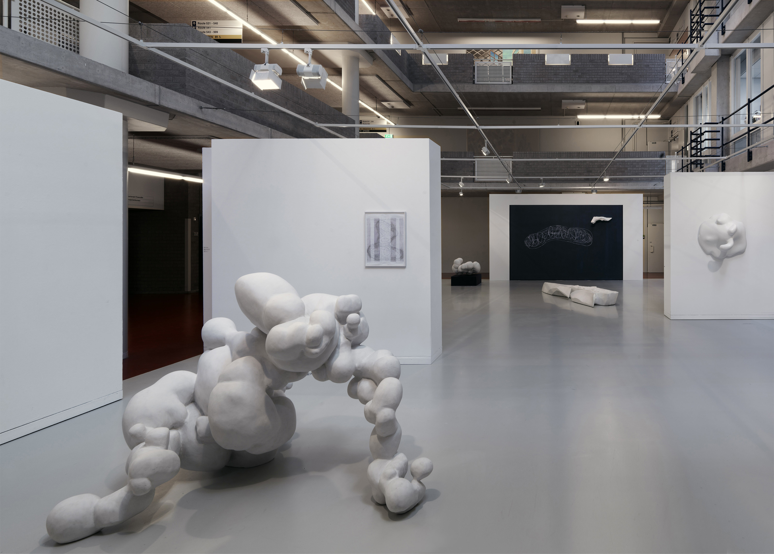 Tentoonstelling White Sculptures, Adam Colton, Galerie LUMC (2017)