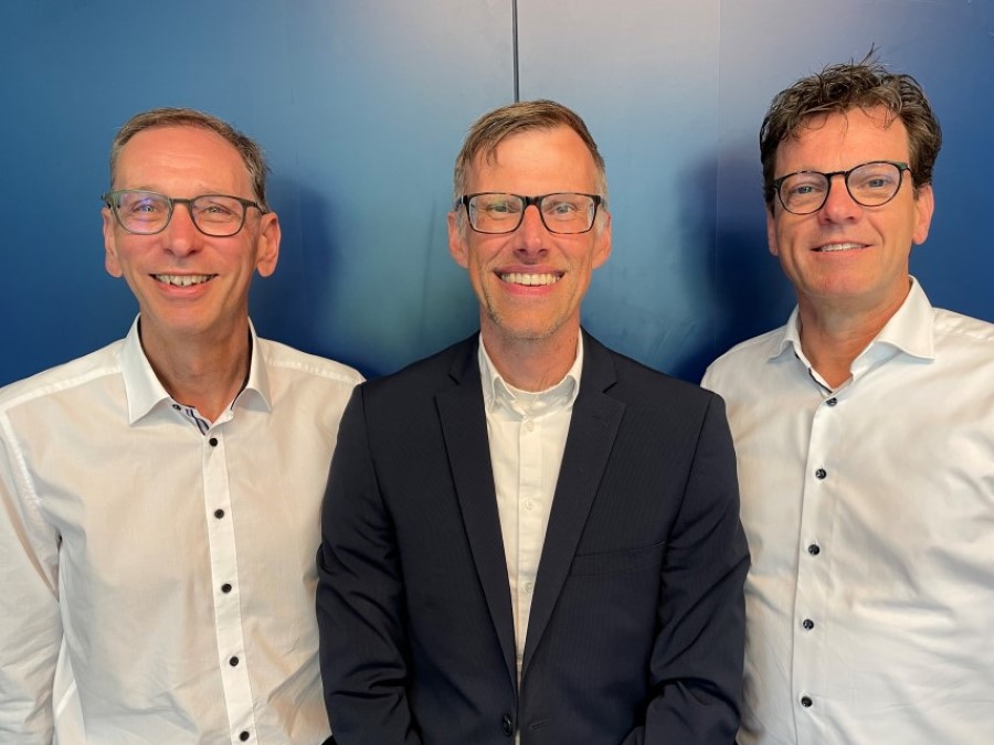 V.l.n.r.: Paul Parren, Leendert Trouw en Arjan Lankester