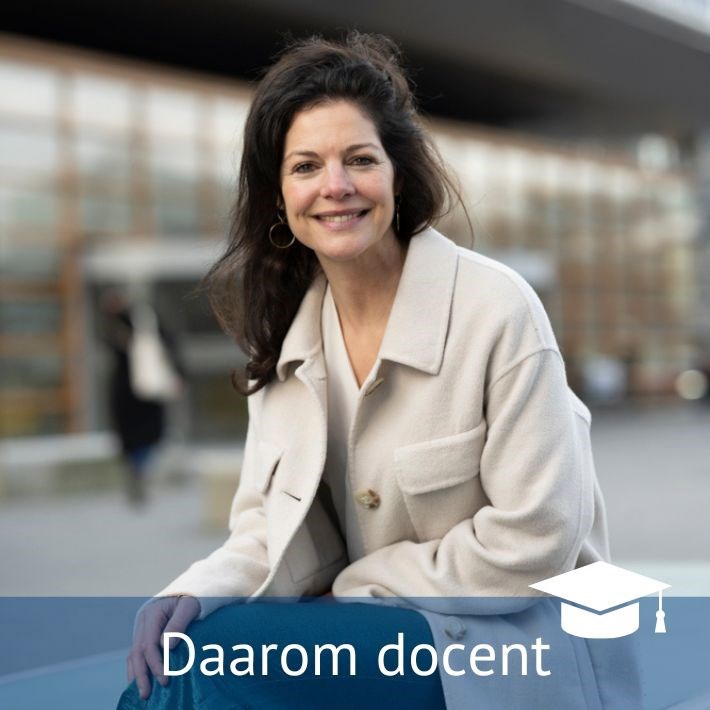 Danielle Cohen voor het LUMC Danielle Cohen voor het LUMC