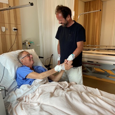 “Ik heb geen pech gehad, maar juist heel veel geluk met mijn nieuwe lever en nier!’