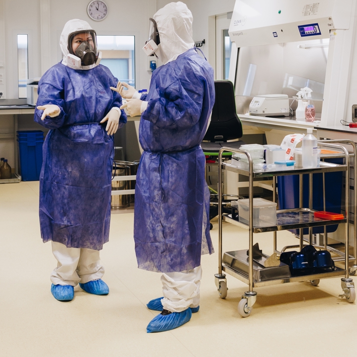 working with viruses at BSL3 